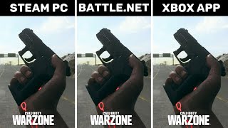 Call of Duty Warzone  Steam vs Battlenet vs Xbox APP [upl. by Ynaffit133]