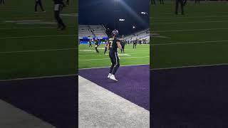 Field views before Washington battles UCLA washingtonhuskies collegefootball godawgs purplereign [upl. by Isayg]