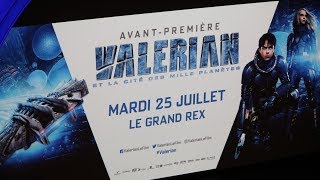 AvantPremière de Valérian au Grand Rex [upl. by Lamaaj]