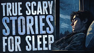 2 Hours of True Scary Stories for Sleep  Rain Sounds  Black Screen Compilation [upl. by Bringhurst]