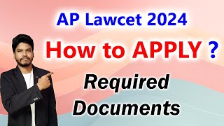 AP LawcetHOW TO APPLY 2024 [upl. by Pinelli]