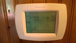 HONEYWELL HEAT PUMP FURNACE AC THERMOSTAT [upl. by Astor]