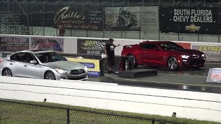 2016 Camaro SS vs Infiniti Q50 [upl. by Arley225]