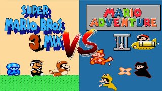 Super Mario Bros 3 Mix VS Mario Adventure 3 WHAT IS THE BEST [upl. by Hanala468]