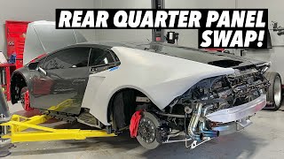 Installing a Lamborghini Huracan Widebody Kit Part 1 [upl. by Eiramnerual955]