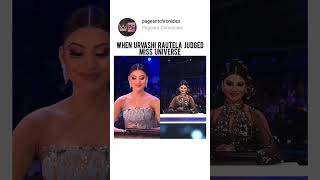 When Urvashi Rautela Was Miss Universe Judge urvashirautela missuniverse bollywood [upl. by Ztnarf]