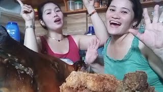 BICOLANA OFFICIAL VLOG is live MukBang amp Swimming😂 [upl. by Ahsilek]