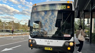 CDC NSW blue mountains MAN 15220 CB30 on a 688 to Centro Lennox [upl. by Donough]