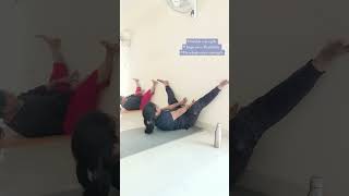 Wall Yoga for strength amp flexibility 💯  Beginner friendly yoga wallyoga flexibility shorts [upl. by Ajnot85]