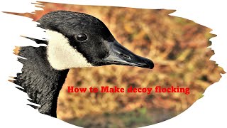 How to make decoy flocking [upl. by Essilevi316]