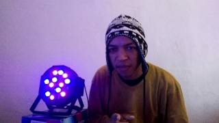 Review Canhão de LED Mini Par Lights Teste e Opinião [upl. by Htiffirg771]