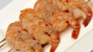 Barbecue Prawns  Shrimp Skewers Recipe [upl. by Frances]