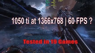 GTX 1050 ti  Enough for 60 FPS when played at 1366x768  High settings  i5 8400 [upl. by Sherrill284]