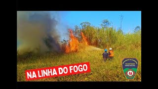 OCORRÊNCIA  Incêndio em Vegetação na Rua Duque de Caxias 2024 [upl. by Kalindi]