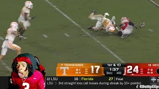 Georgia Fan LIVE Reaction To BIGGEST GAME OF YEAR vs Tennessee reaction [upl. by Therine]