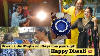 Riya k waje se diwali k din Mujhe itna bara gift milega Mujhe pata nai tha 🎁❤️  Happy Diwali 🪔 [upl. by Ttoille302]