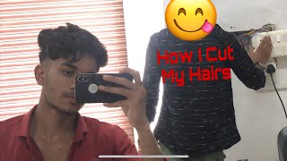 How I Cut My Hairs  A New Event Of Navaratri In This Video [upl. by Barbur]