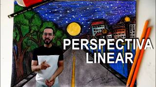 O que é e como fazer um desenho de perspectiva linear  Ponto de fuga [upl. by Vina]