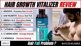 USTRAA Hair Growth Vitalizer Review  How to Use Hair Growth Vitalizer  Benefits of HGV💯 [upl. by Aneerak]