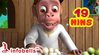 Bandar Mama Pahan Pajama amp much more  Hindi Rhymes for Children  Infobells [upl. by Eli]