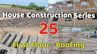 Porotherm  Eco Friendly House  Roofing First Floor  House Construction  25 [upl. by Enilra760]