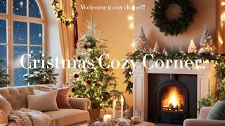 Christmas in a cozy corner  Christmas amp Jazz [upl. by Xet970]