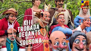 Gegants de Solsona  Cercavila XIII Trobada Gegants 2024 [upl. by Ulysses]