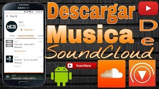 Como descargar música de SoundCloud en Android  2016 [upl. by Nnhoj]