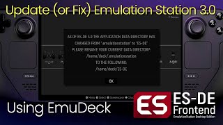 Steam Deck UpdateFix Emulation Station 30 feat EmuDeck [upl. by Lettie994]