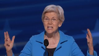 Sen Elizabeth Warren speaks at the 2024 Democratic National Convention  DNC Day 4 [upl. by Hgeilyak]