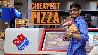 Trying Cheapest pizza in dominos 🍕 at ₹ 49 Only [upl. by Droc51]