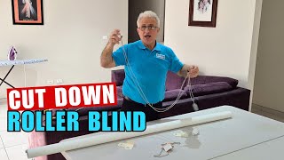 How to Cut Down amp Install your Roller Blind Easy Acemda DIY [upl. by Temp]