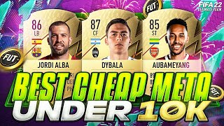 FIFA 22  BEST CHEAP PLAYERS UNDER 10K COINS💰💪  BEST SWEATY META CARDS FOR FUT CHAMPS  FUT 22 [upl. by Noirda]