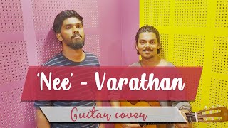 Nee  VARATHAN malayalam movie songGuitar cover [upl. by Malina]