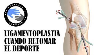 Operacion del ligamento cruzado anterior ¿cuando comenzar el deporte [upl. by Caylor]