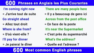 600 Phrases en Anglais les Plus Courantes ► 600 Most common English Phrases [upl. by Erotavlas]