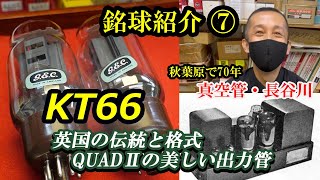 英国の伝統と格式に満ち溢れた傑作！QUADⅡの美しい出力管KT66の魅力を探る [upl. by Kazue]