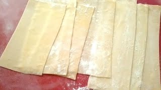 Feuilles de Lasagne  Lasagna Sheets  طريقة تحضير و طهي صفائح عجينة اللازانيا [upl. by Alahs]