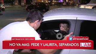 La reacción de Laurita Fernández cuando le dijieron que estaba Fede en el mismo lugar [upl. by Naoh]