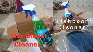 Park Car glass cleaner Dashboard Cleaner and ultra fiber cleaning cloth [upl. by Namlaz]