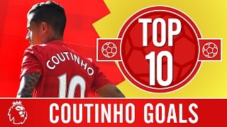 Top 10 Philippe Coutinhos Premier League screamers for Liverpool [upl. by Haldi533]