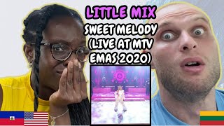 Little Mix  Sweet Melody Reaction Live at MTV EMAs 2020  FIRST TIME WATCHING [upl. by Aysan]