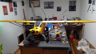 Hangar 9 Carbon Cub Unilight LED test [upl. by Meggi644]