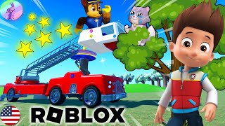 😎PAW Patrol Rescue Mission  Chase Save Cali 👀Roblox Episode  MrPeterman HD [upl. by Middendorf]