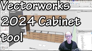 How to use the Vectorworks 2024 Cabinet tool [upl. by Nedrob619]