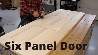 Building a six panel pine door [upl. by Yrtua]