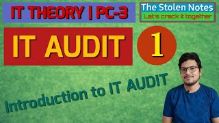 Introduction to IT Audit  PC 3 [upl. by Ynnaj111]