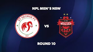 NPL Mens Rd 10 St George FC Wollongong Wolves FC [upl. by Debera411]