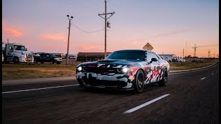 The REAL CAMOCAT Camo Wrapped Hellcat Challenger 4K Cinematic [upl. by Goldina]