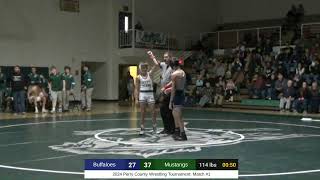 2024 PECO Wrestling West Perry vs Newport [upl. by Nethsa]